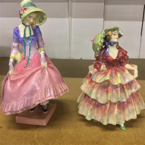 2 Royal Doulton figurines